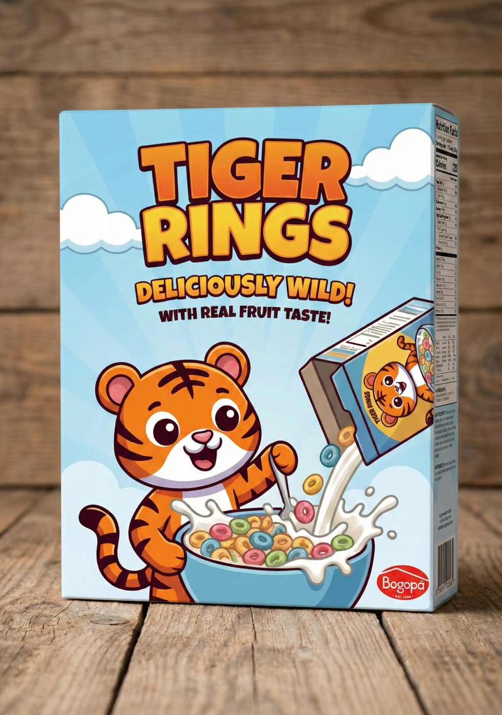 Tiger Rings packaging design